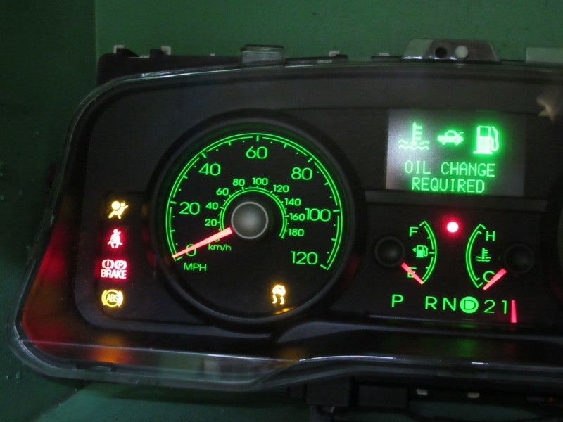 08 LINCOLN TOWN CAR INSTRUMENT GAUGE CLUSTER GAUGES SPEEDO TACH MILEAG