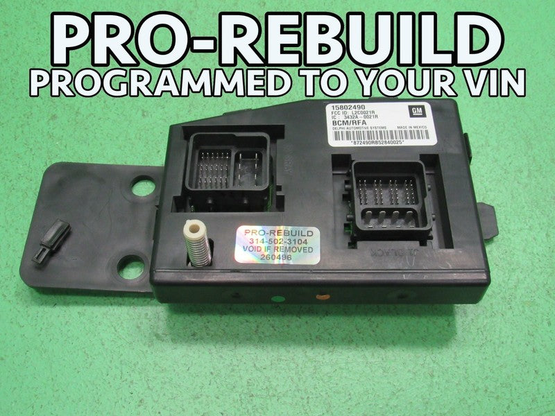 05-06 COLORADO CANYON i280 BCM BODY CONTROL MODULE VIN AND MILEAGE PRO