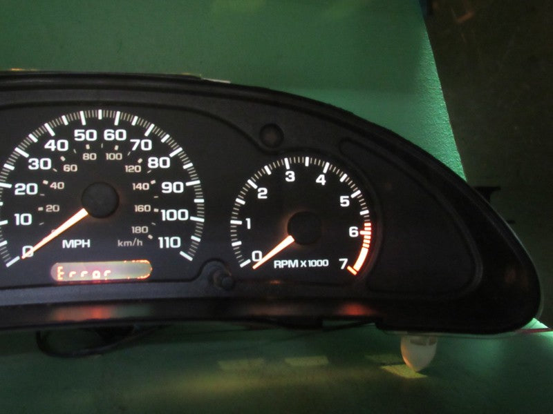 16256841 CHEVY CAVALIER GAUGE CLUSTER INSTRUMENT SPEEDOMETER TACH TEST