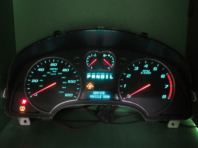 07-09 CHEVY EQUINOX INSTRUMENT GAUGE CLUSTER SPEEDOMETER TACH MILEAGE 