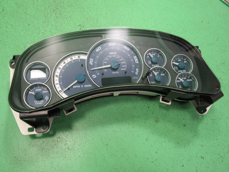 02 CADILLAC ESCALADE INSTRUMENT GAUGE CLUSTER SPEEDO MILEAGE PROG REBU