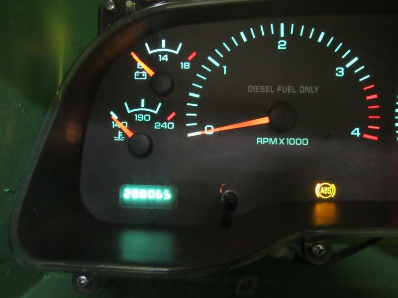 02 DODGE RAM CUMMINS DIESEL INSTRUMENT GAUGE CLUSTER SPEEDO TACH 288K 
