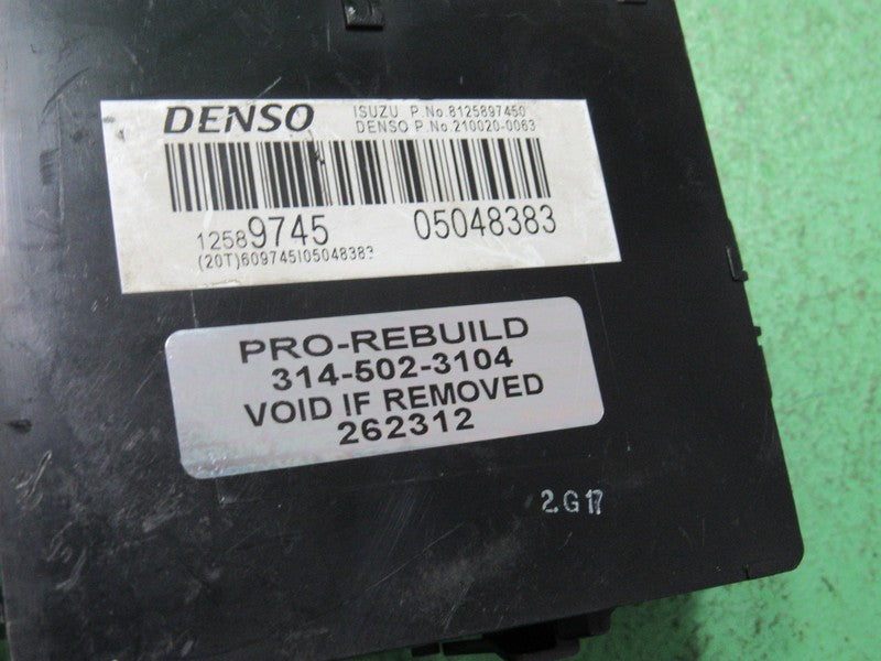 04-12 COLORADO CANYON 4X4 TCCM TRANSFER CASE CONTROL MODULE REBUILT 23