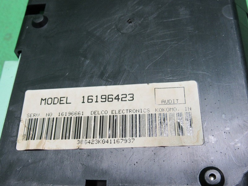 94 OLDS 88 LSS HEATER AC CLIMATE CONTROL HVAC PROGRAMMER 16196423 TEST