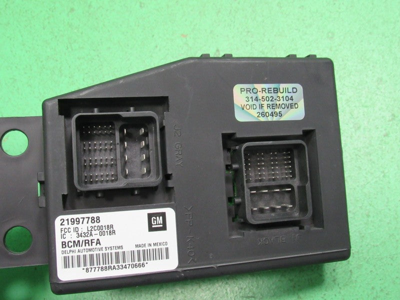 04 COLORADO CANYON BCM BODY CONTROL MODULE VIN AND MILEAGE PROGRAMMED 