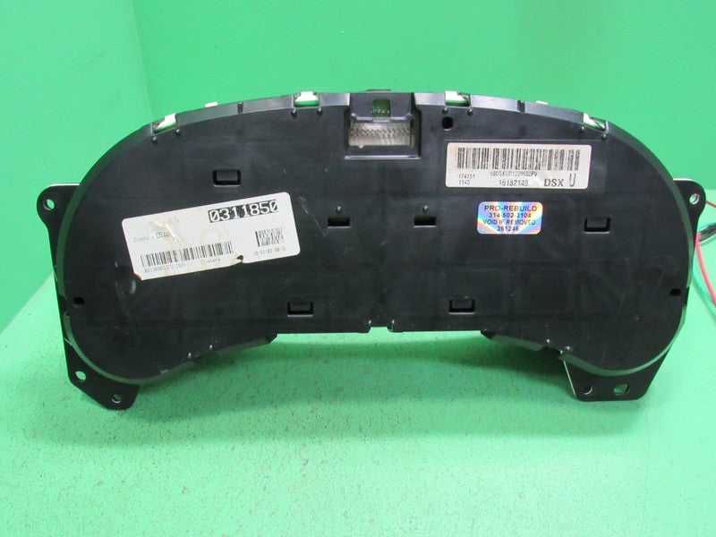 03-04 SILVERADO DURAMAX INSTRUMENT GAUGE CLUSTER SPEEDO MILEAGE PROG R