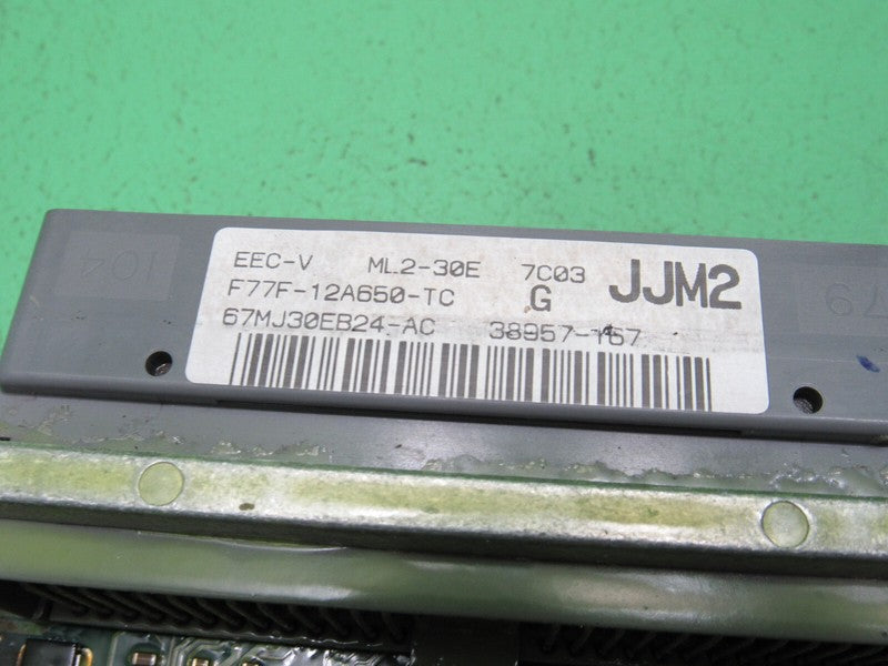 JJM2 B3000 RANGER 3.0 MT ECU ECM PCM ENGINE COMPUTER F77F-12A650-TC RE