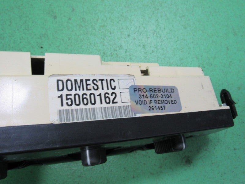 15060162 00-02 TAHOE SILVERADO YUKON A/C AUTO CLIMATE TEMP CONTROL REB