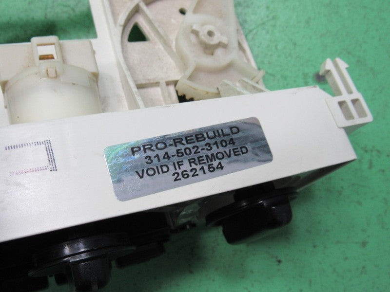 02-06 MITSUBISHI LANCER A/C AC HEATER MANUAL CLIMATE TEMP CONTROL REBU