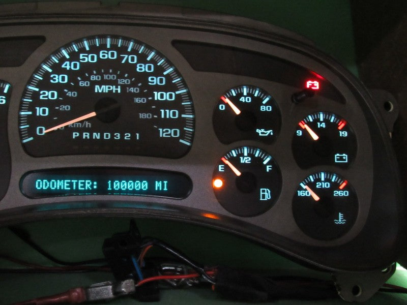 06 GMC YUKON DENALI INSTRUMENT GAUGE CLUSTER SPEEDO MILEAGE PROG REBUI