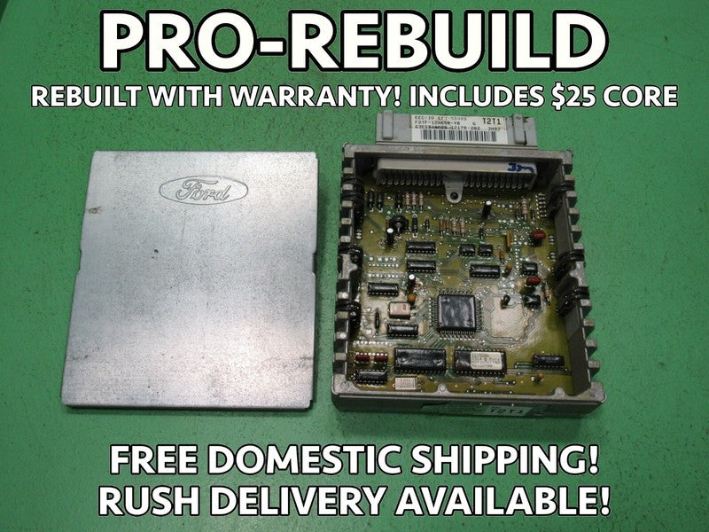 T2T1 FORD E150 E250 5.0 ECU ECM PCM ENGINE COMPUTER F2TF-12A650-YB REB