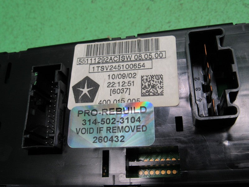 55111292AC 11-12 RAM TRUCK A/C HEATER CLIMATE TEMPERTURE CONTROL REBUI