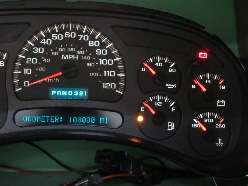 05 SILVERADO SIERRA TAHOE INSTRUMENT GAUGE CLUSTER MILEAGE PROGRAMMED 