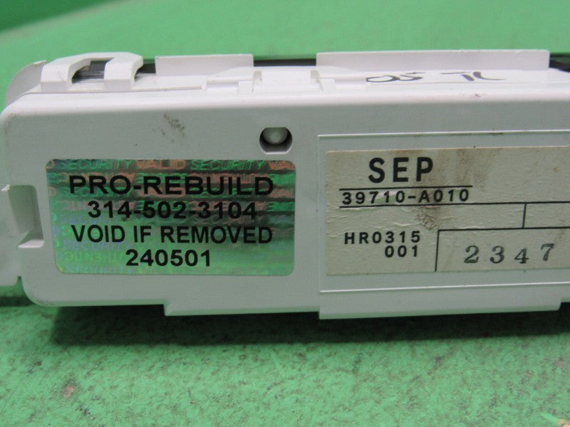 04-08 ACURA TL BASE DIGITAL CLOCK CENTER DASH DISPLAY 39710-SEP-A01 RE