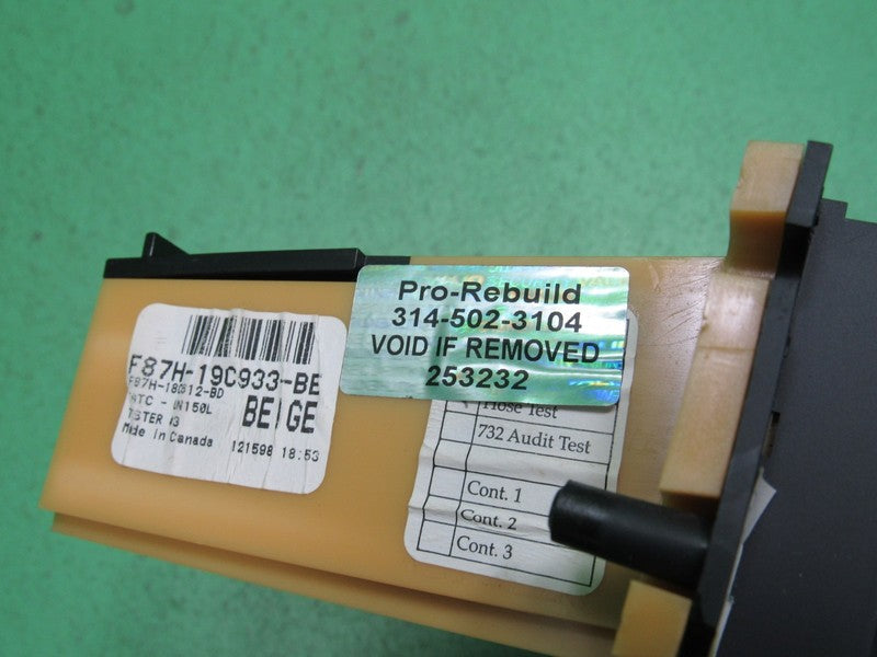 98 EXPLORER EATC AUTOMATIC CLIMATE HEATER CONTROL F87H-19C933-BE REBUI
