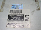 89661-2B780 94-95 TOYOTA CELICA 7A-FE ECU ECM ENGINE COMPUTER REBUILT 