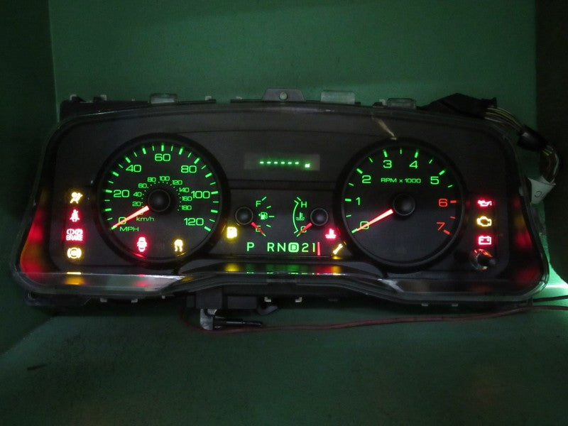 09-11 CROWN VICTORIA P71 INSTRUMENT GAUGE CLUSTER SPEEDO TACH MILEAGE 