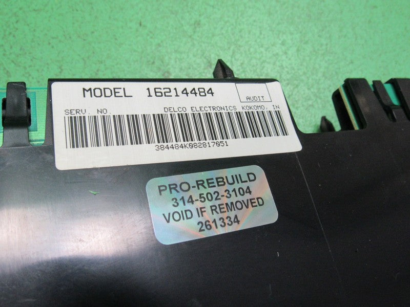 16214484 95-99 LESABRE 95-96 PARK AVE AC DIGITAL CLIMATE TEMP CONTROL 