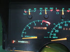 92-93 C/K TRUCK SUBURBAN INSTRUMENT GAUGE CLUSTER SPEEDO TACH 113K REB