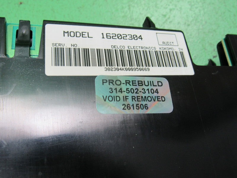 16202304 97-05 BUICK PARK AVE AC DIGITAL CLIMATE TEMPERATURE CONTROL R