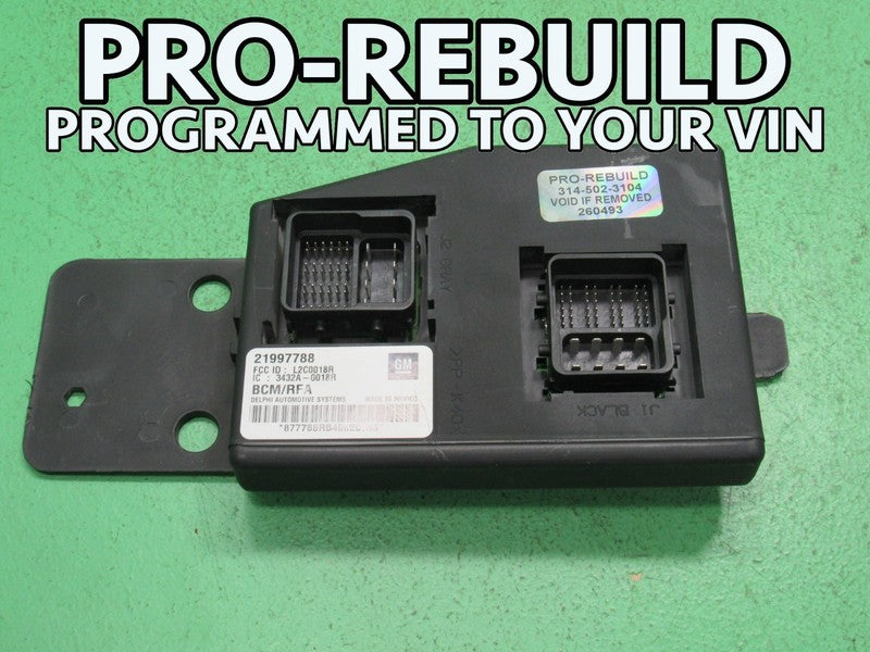 04 COLORADO CANYON BCM BODY CONTROL MODULE VIN AND MILEAGE PROGRAMMED 