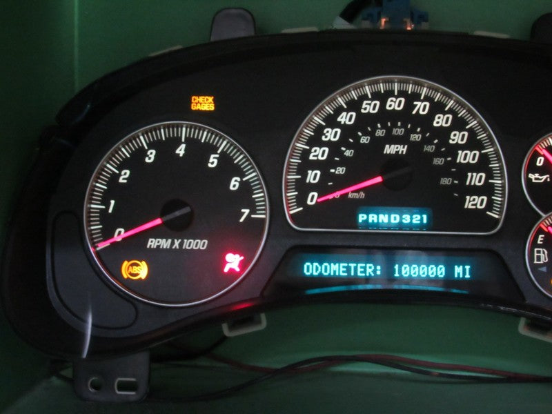 03-04 GMC ENVOY INSTRUMENT GAUGE CLUSTER SPEEDOMETER MILEAGE PROG REBU
