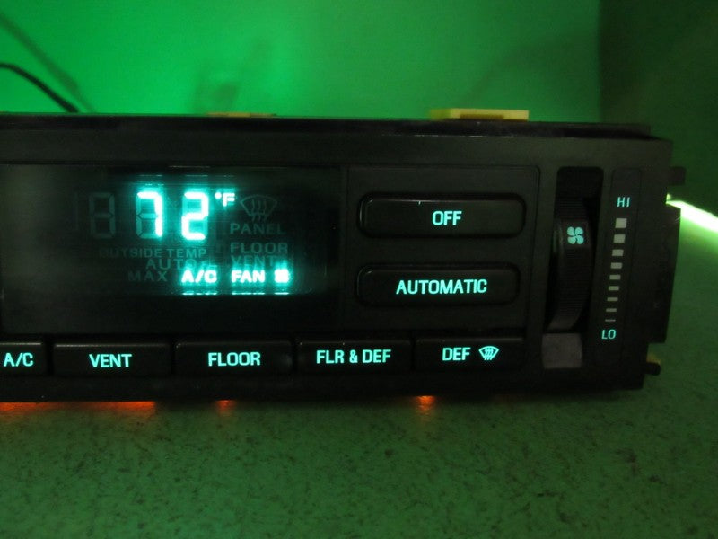 95 TOWN CAR EATC AUTOMATIC CLIMATE HEATER CONTROL P1F5VH-19C933-AF REB