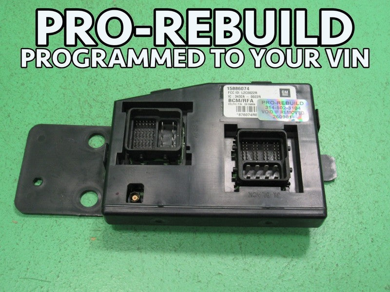 09 COLORADO BCM BODY CONTROL MODULE VIN AND MILEAGE PROGRAMMED 0901