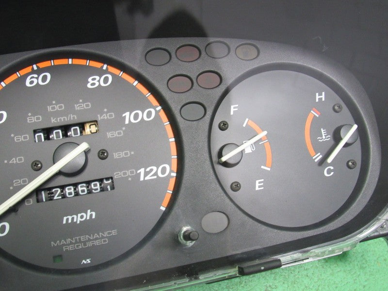 98-01 HONDA CRV RD1 MT INSTRUMENT GAUGE CLUSTER SPEEDO TACH 128K TESTE