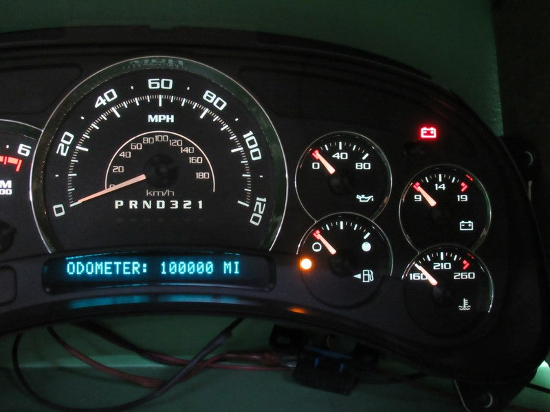 06 CADILLAC ESCALADE INSTRUMENT GAUGE CLUSTER SPEEDO MILEAGE PROG REBU