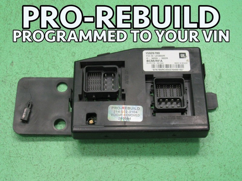 07-08 COLORADO CANYON H3 BCM BODY CONTROL MODULE VIN AND MILEAGE PROGR