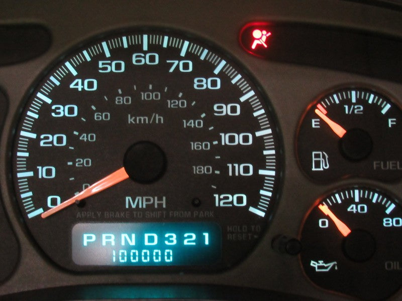 01-02 YUKON SIERRA DENALI INSTRUMENT GAUGE CLUSTER SPEEDO TACH MILEAGE
