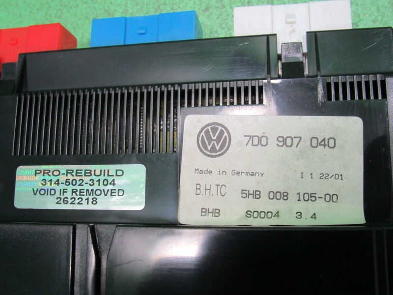 7D0 907 040 99-04 VW EUROVAN AC DIGITAL CLIMATE TEMP CONTROL REBUILT 2
