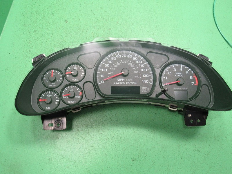 04-05 MONTE CARLO SS INSTRUMENT CLUSTER BOOST GAUGE REBUILT MILEAGE PR