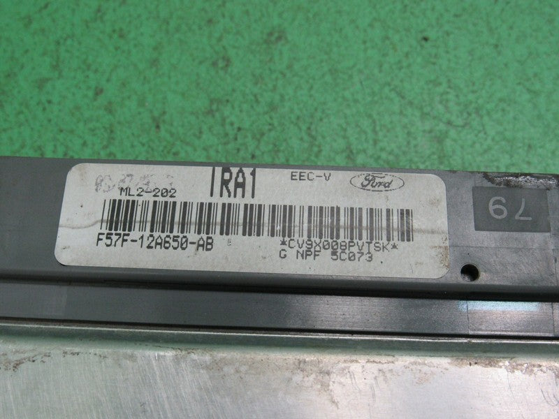 IRA1 95-97 RANGER 2.3 MT ECU ECM PCM ENGINE COMPUTER F57F-12A650-AB RE