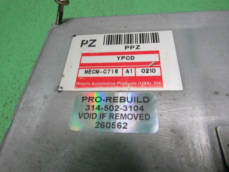 MECM-C716 A1 00 NISSAN QUEST ECU ECM PCM ENGINE COMPUTER REBUILT 0562