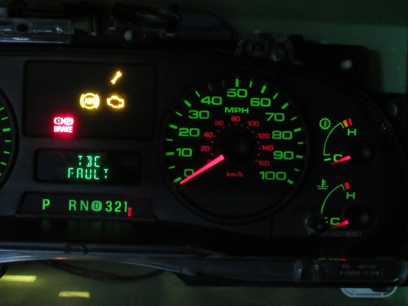 06-07 F250 F350 INSTRUMENT GAUGE CLUSTER GAUGES SPEEDO TACH MILEAGE PR