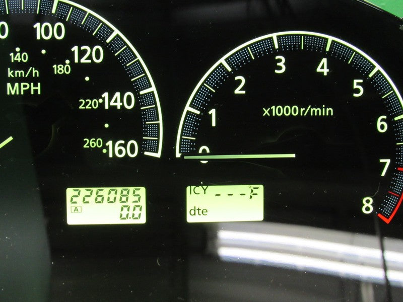 02-04 I35 BASE INSTRUMENT GAUGE CLUSTER GAUGES SPEEDO TACH 226k TESTED