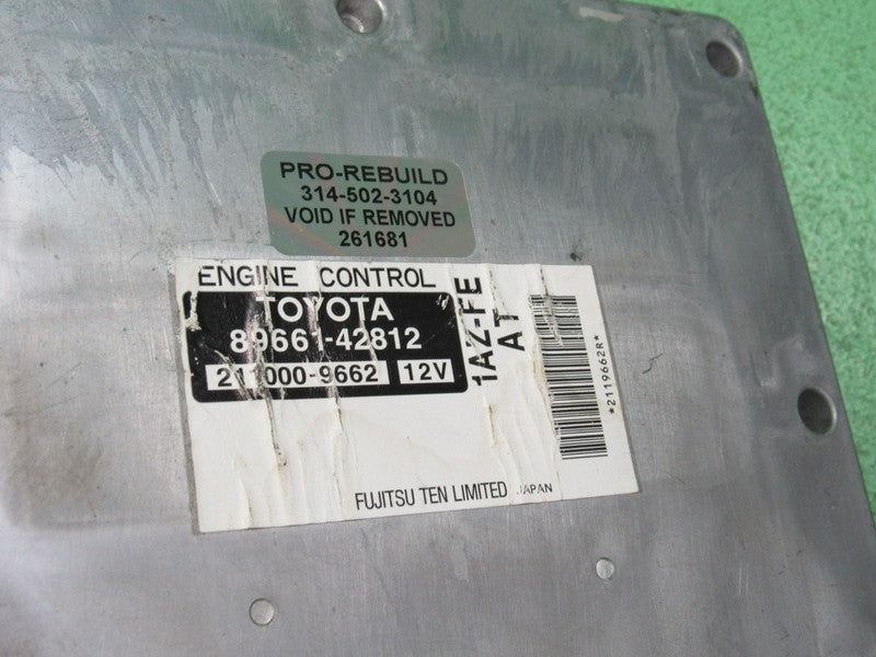 89661-42812 01-03 TOYOTA RAV4 A/T ECU ECM PCM ENGINE COMPUTER CONTROL 