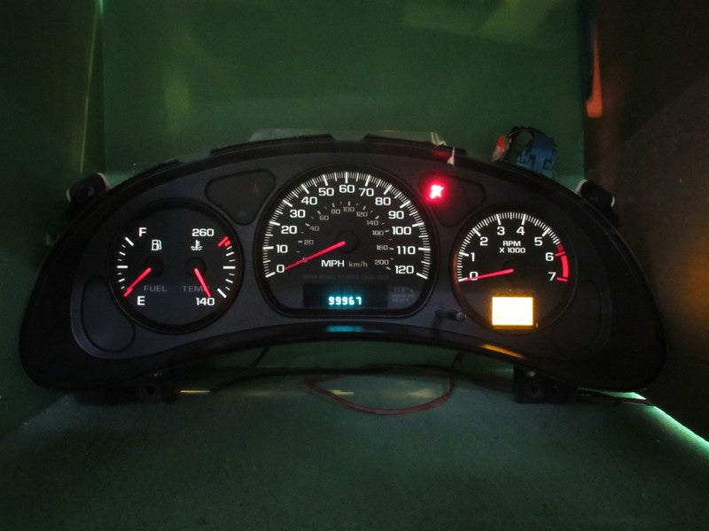 00-05 IMPALA MONTE CARLO INSTRUMENT GAUGE CLUSTER SPEEDO TACH MILEAGE 