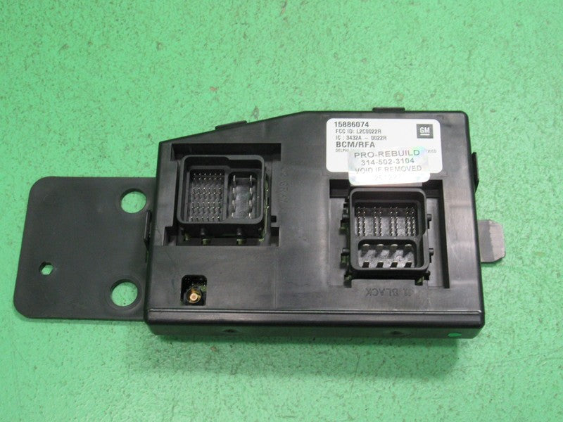 10 CANYON BCM BODY CONTROL MODULE VIN AND MILEAGE PROGRAMMED 1227