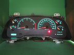 00-01 DODGE RAM GAS INSTRUMENT GAUGE CLUSTER SPEEDOMETER TACH 236K TES