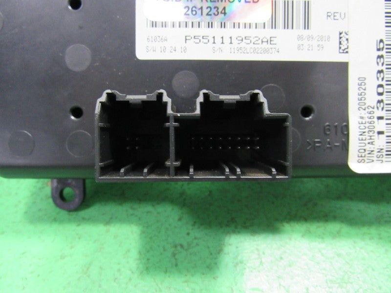 55111952AE 09-10 DODGE CHALLENGER HEATER A/C CLIMATE TEMP CONTROL REBU