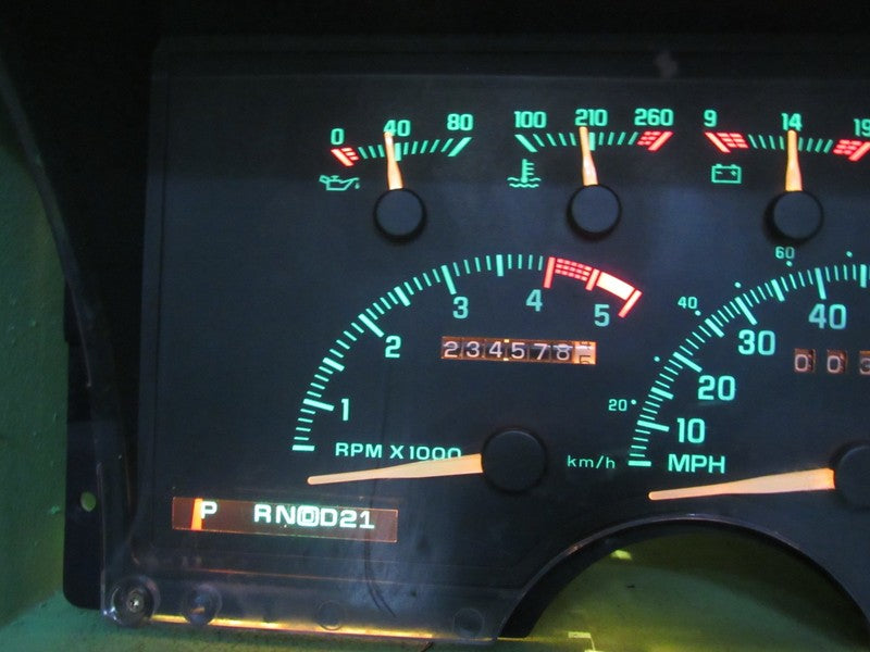 94 C/K TRUCK SUBURBAN INSTRUMENT GAUGE CLUSTER SPEEDO TACH 234k REBUIL