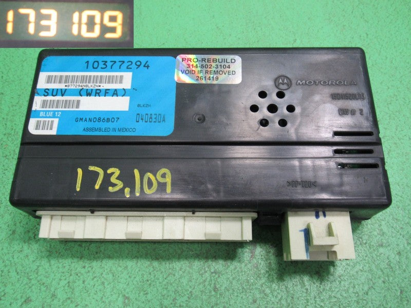 10377294 04-05 SATURN VUE BCM BODY CONTROL MODULE TESTED 173K MILES VE