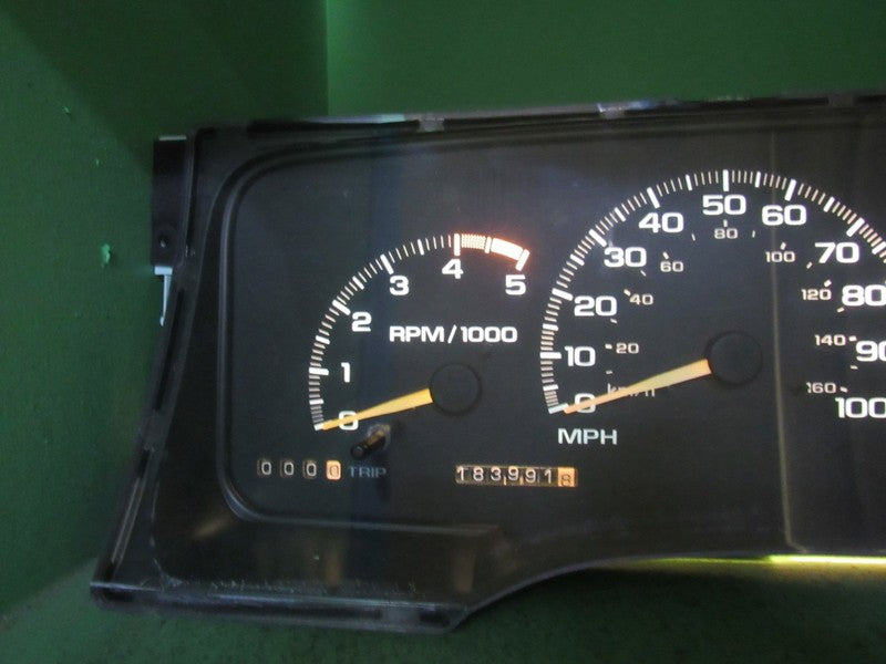 95 C/K TRUCK MT INSTRUMENT GAUGE CLUSTER SPEEDOMETER TACH 183k REBUILT