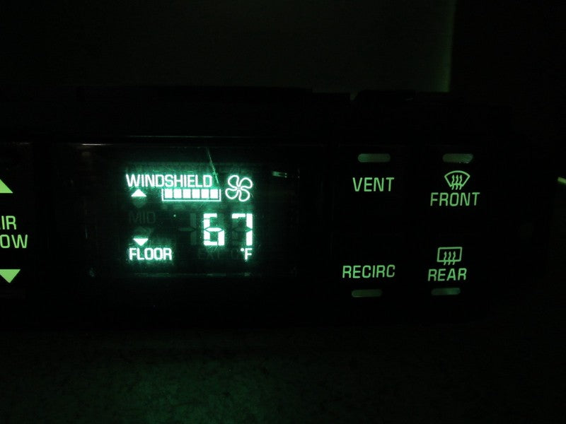 16202304 97-05 BUICK PARK AVE AC DIGITAL CLIMATE TEMPERATURE CONTROL R