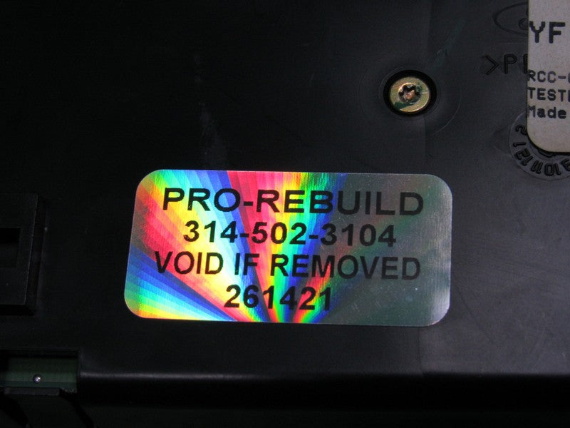 01-03 TAURUS SABLE EATC AUTO CLIMATE CONTROL MODULE YF1F-18C612-BG REB
