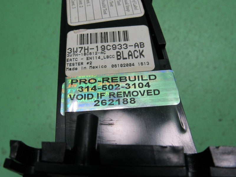 03-11 CROWN VIC EATC AUTOMATIC CLIMATE HEATER CONTROL 3W7H-19C933-AB R