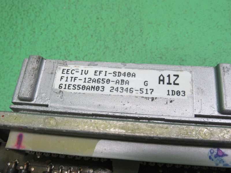 A1Z F150 F250 4.9L MT ECU ECM PCM ENGINE COMPUTER F1TF-12A650-ABA REBU